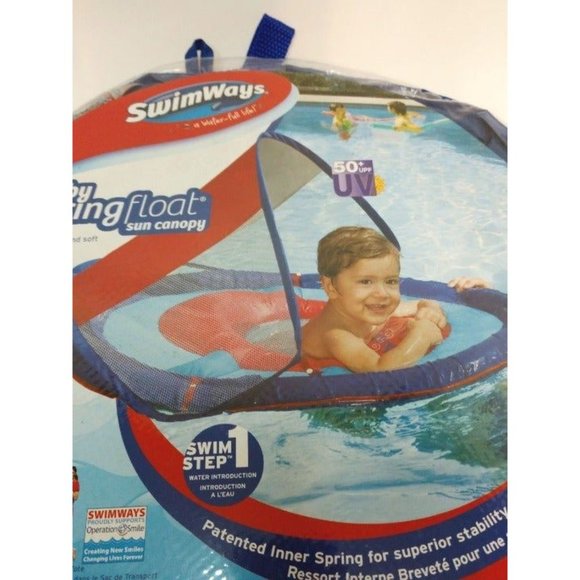 Swimways Baby Spring Float Canopy Boat - Picture 2 of 3
